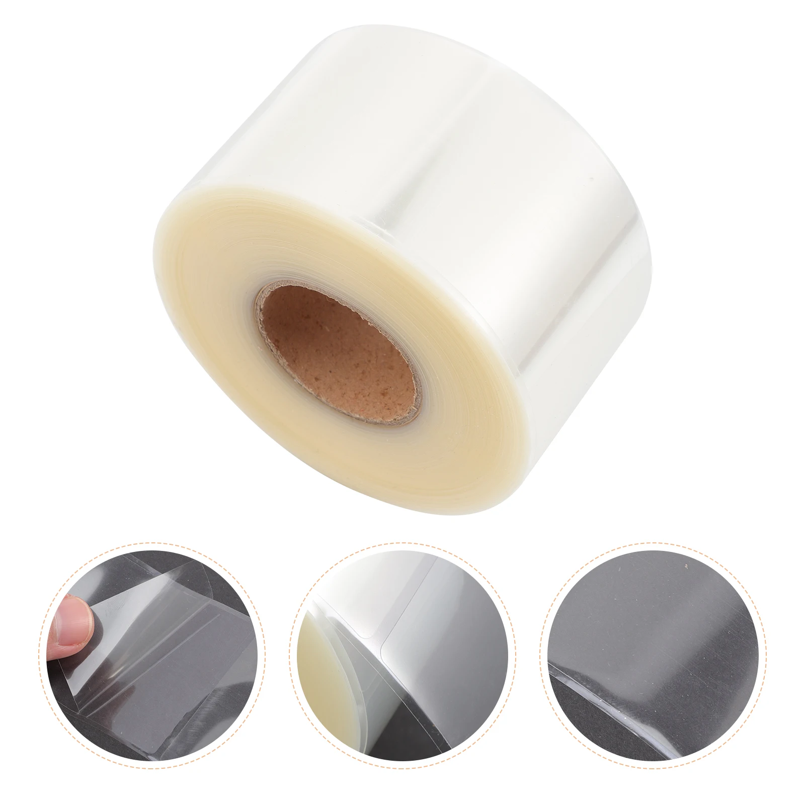 

500 Pcs Barcode Label Protective Film Barcodes Numbers Protector Food Labels Transparent Stickers Clear