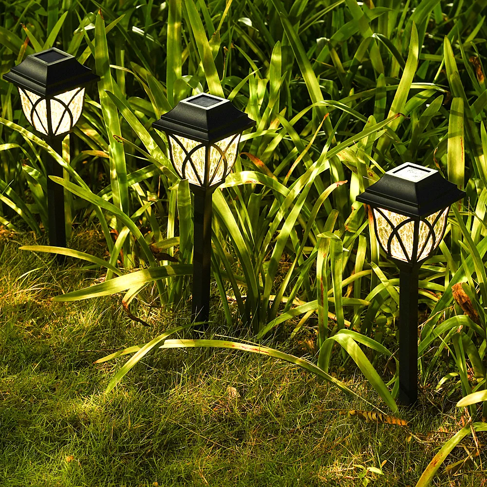 1/2Pcs Solar Licht Buiten Tuin Tuin Tuin Villa Gazon Licht Buiten Plug Waterdichte Straat Licht Landschap Decoratieve Lamp