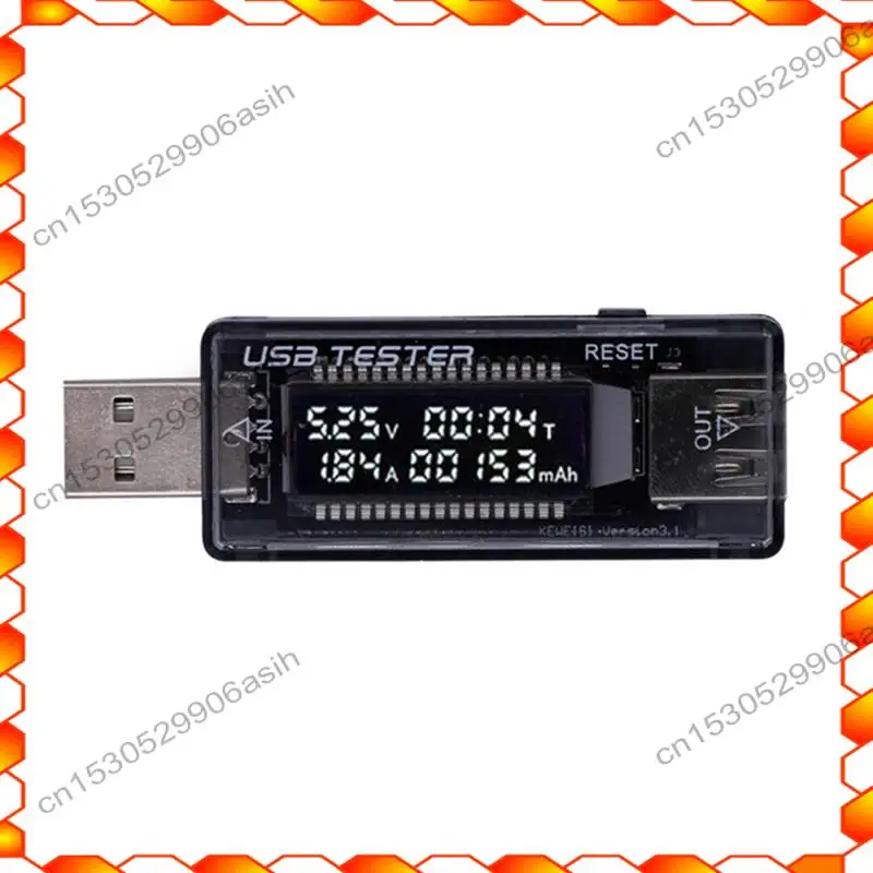 

-AT52 DC Mobile Power Charging Current Voltage Digital Monitor USB Tester Current 0-3A Voltage 4-20V Tester