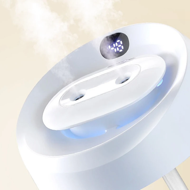 1 قطعة 2L فوهة مزدوجة المرطب مكتب سطح المكتب المحمولة الهواء البخاخة USB قابلة للشحن شاشة ديجيتال الترطيب البخاخات