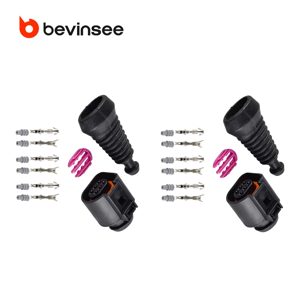 

Replace For Bosch LSU4.9 Wideband Sensor Connector Plug 1J0973713, for VW for Audi (2pieces/set)