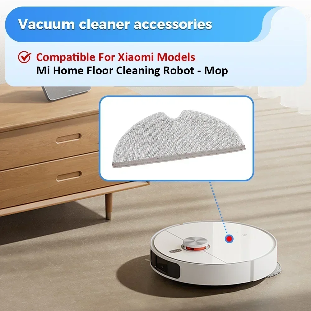 For Roborock S5 S50 S51 S52 S55 S6 S6 Pure S6 MaxV Vacuum Cleaner Accessories HEPA Filter Main Brush Cover Mop Cloth Side Brush image 4