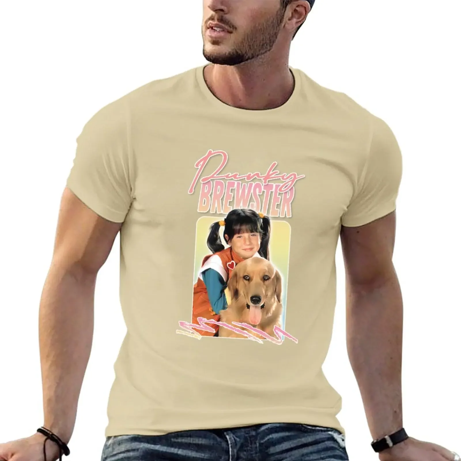 for men Punky Brewster T-Shirt summer tops cute clothes cute tops blacks black t shirts  oversized graphic t shirts  harajuku