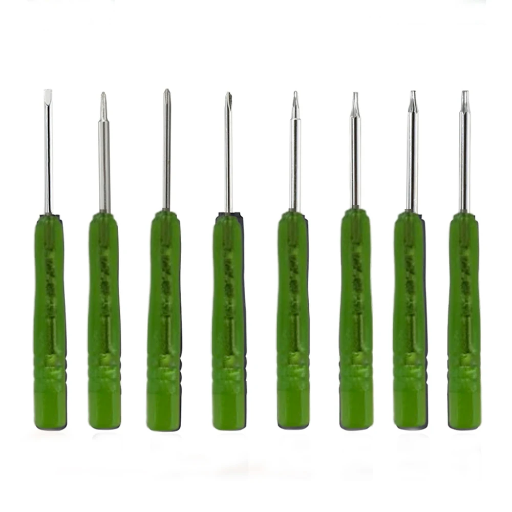 20-teiliger 85-mm-Mini-Schraubendreher CR-V-Stahl-Schraubendreher-Bits Phillips/Flach/Torx/ 5-Punkt/Y-Spitze für Elektronik-Reparaturwerkzeug