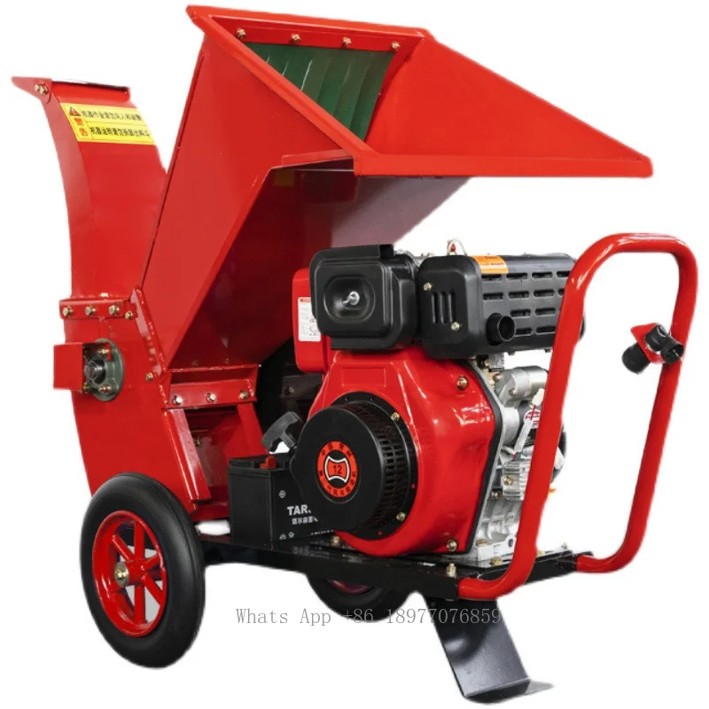 Orchard Straw Crusher Household Small Branch Crusher Multifunctional Self Propelled Wood Crusher