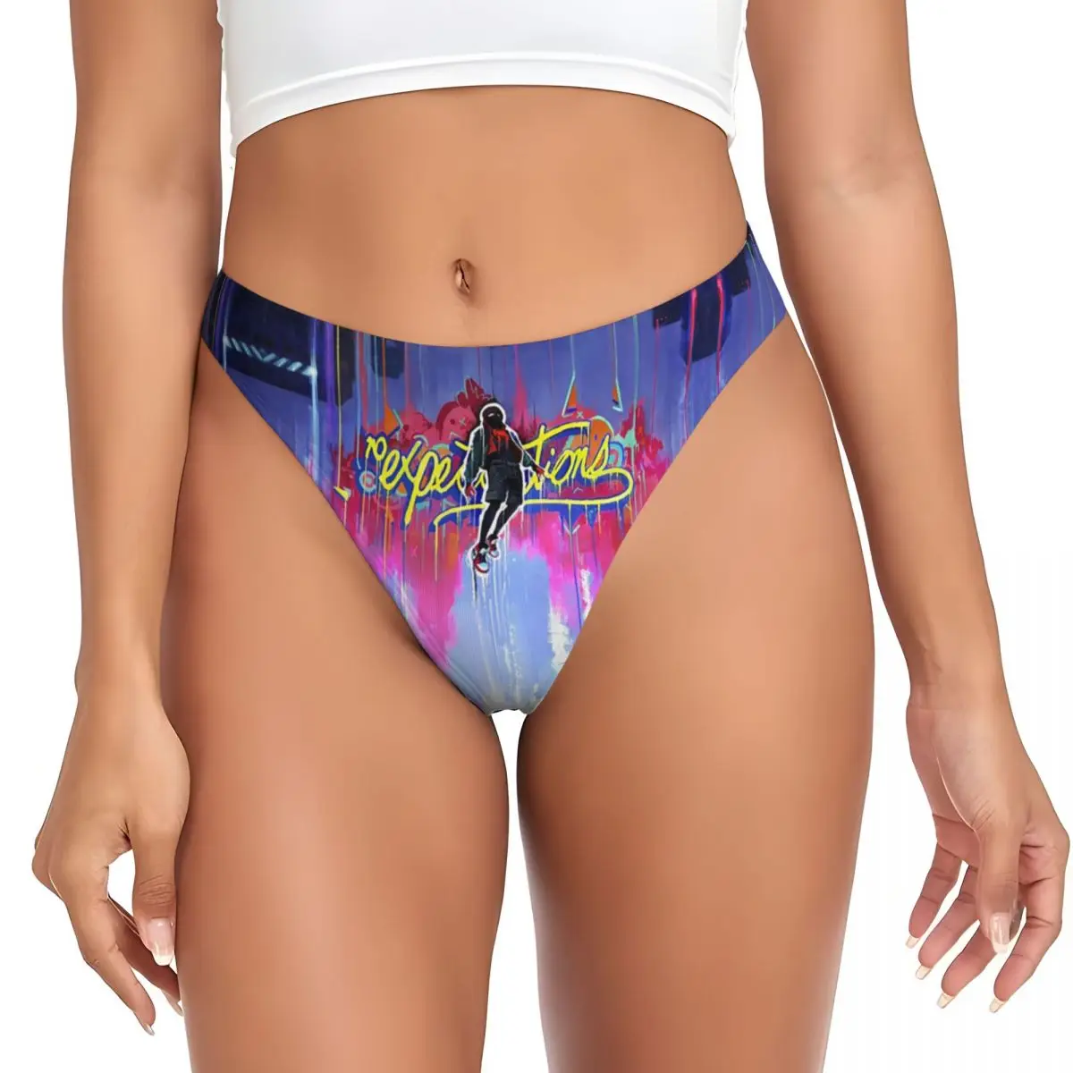 

Custom Women's Super Hero Spider Man G-string Thong Female Stretch Panties Underwear