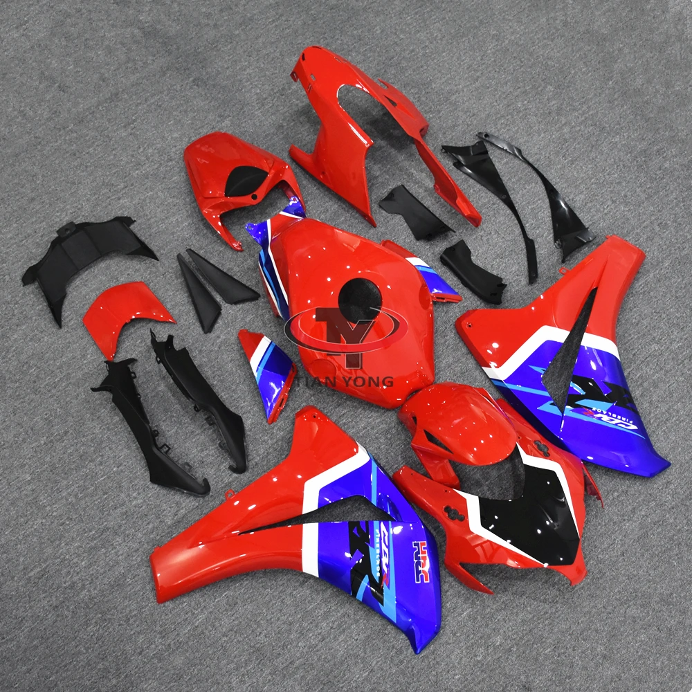 Blue red printing Motorcycle Full Fairing Kit For Honda CBR1000RR 2008 2009 2010 2011 Injection CBR1000 RR Bodywork Cowling