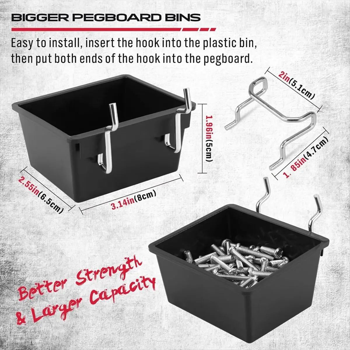 SALE AA63 121Pcs Pegboard Hooks Assortment - Pegboard Accessories,for Tool Organization, Ideal for Garage, Workshop