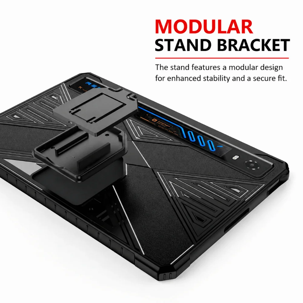 TPU Tablet Case with Kickstand Shockproof Protective Cover Soft Anti-Scratch Gaming Tablet Shell for Nubia RedMagic 5 Pro