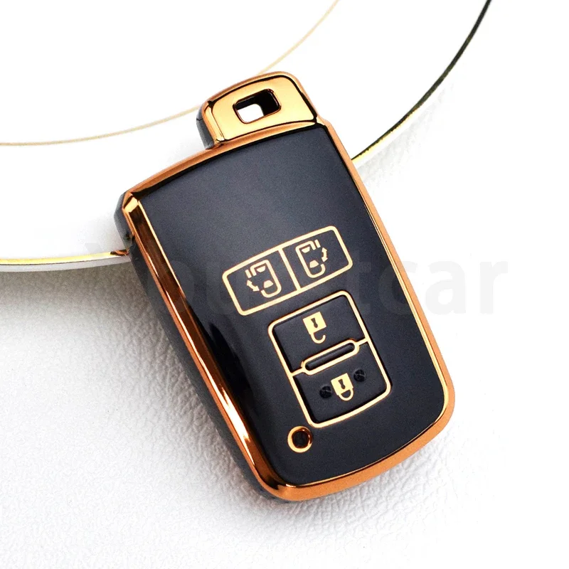 For Toyota Camry Corolla RAV4 Highlander Avalon 2015 - 2017 4Buttons Car Key Case Cover Smart Control Protector Shell Holder
