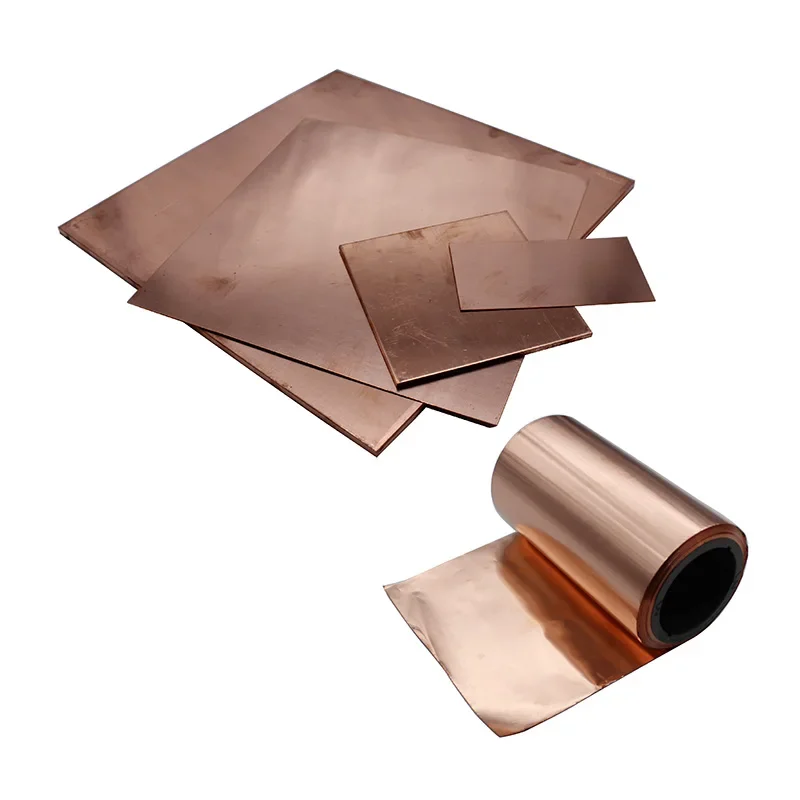 Copper Sheet Foil Plate 0.02mm 0.03mm 0.04mm 0.05mm 0.08mm 0.1mm 0.2mm 0.3mm 0.4mm 0.5mm 0.6mm 0.8mm 1mm