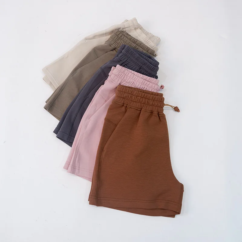 Women Sports Airy Quick Dry Shorts Sports Casual Drawstring Comfortable High Waist Loose Fit Yoga Shorts for Yoga and Gym