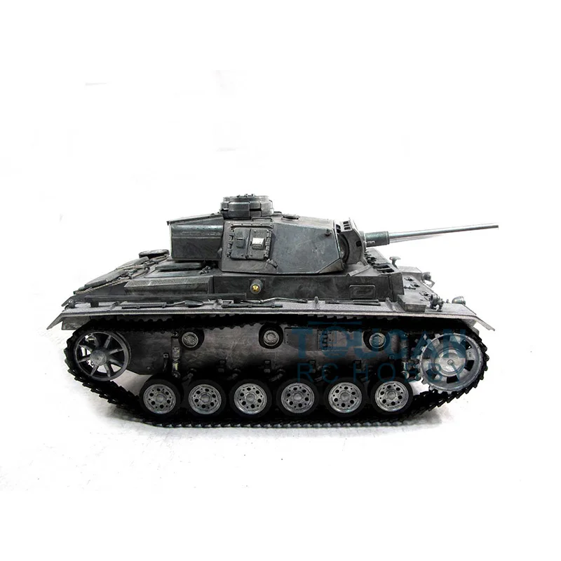 Mato RTR RC Carro Armato In Metallo Scala 1/16 Tedesco Panzer III BB Tiro 1223 2.4Ghz 4CH Modello RC TH00653-SMT8