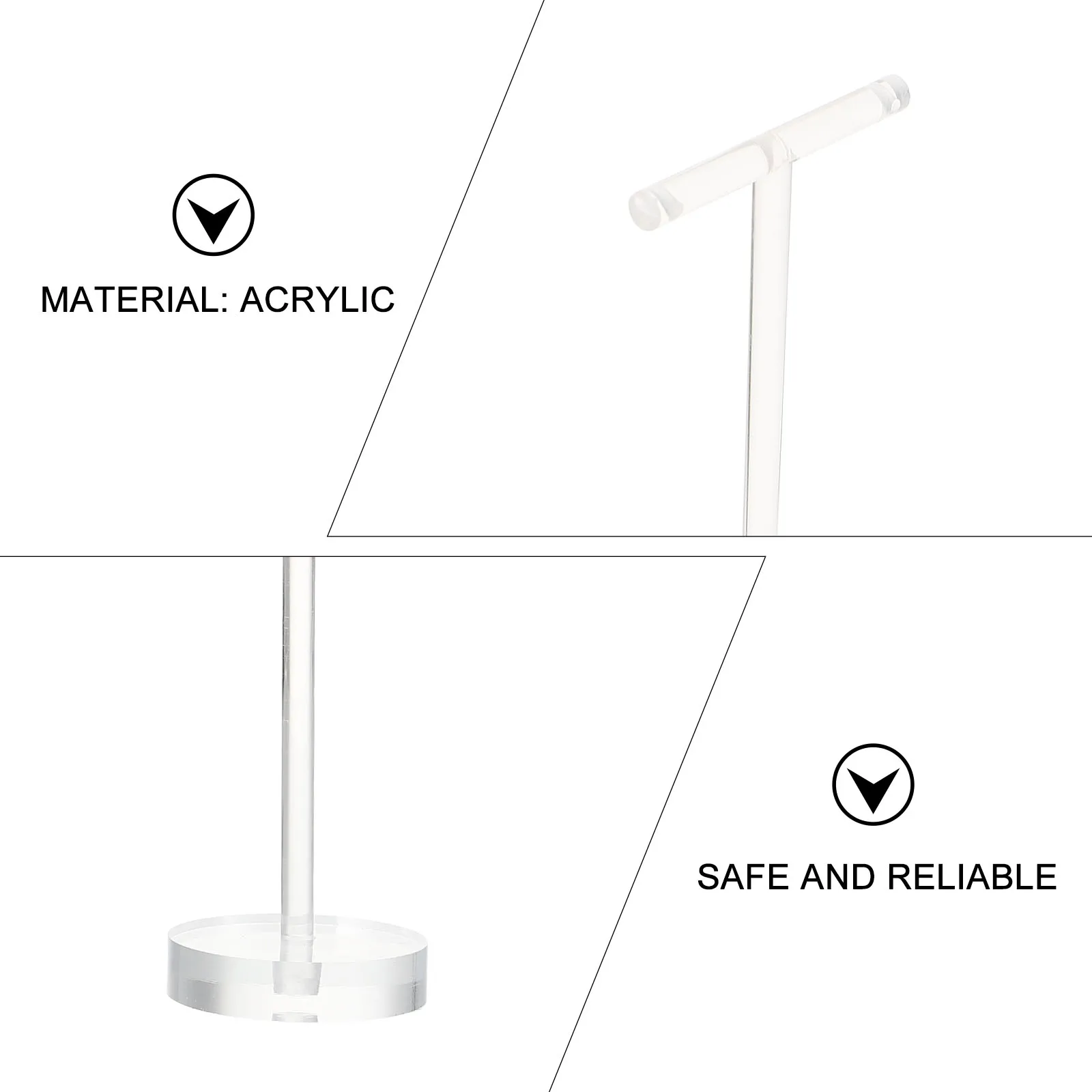 

Earring Display St Acrylic Earrings Tree Rack Transparent Jewelry ganizer Holder Decorative Case Storage Solution