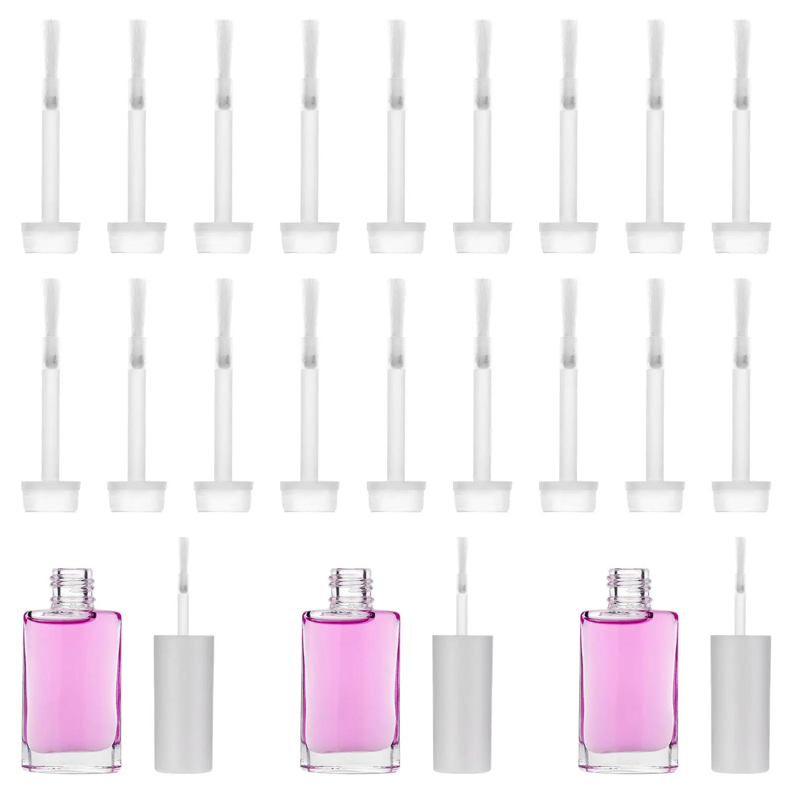 

200pcs Soft Polish Manicure Tools Oil Brushes Apply Nail Polish Gel Brushes Manicure Tools Nail Supplies