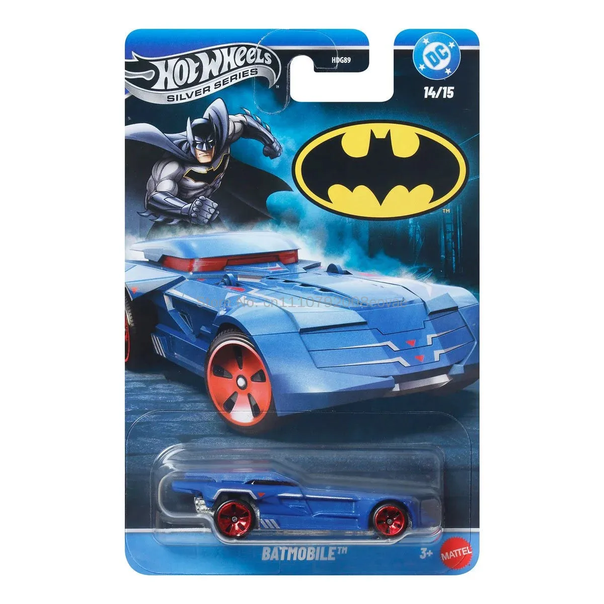 Hot Wheels Silver Label High Speed Batman Vehicle 1:64 Scale Collector'S Edition Alloy Diecast Model Set Hdg89 Toy - view 3