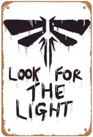 Look For The Light Fireflies TLOU Premium Metal Poster Retro Wall Art Decor Home Bar Pub Garage Decor Gifts Tin Sign - 8 X 12 In