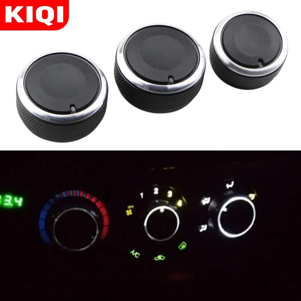 

Car AC Knob Air Conditioning Heat Control Switch Knob Aluminum Alloy Accessories for Chevrolet Aveo Lova Sonic Spark After T50