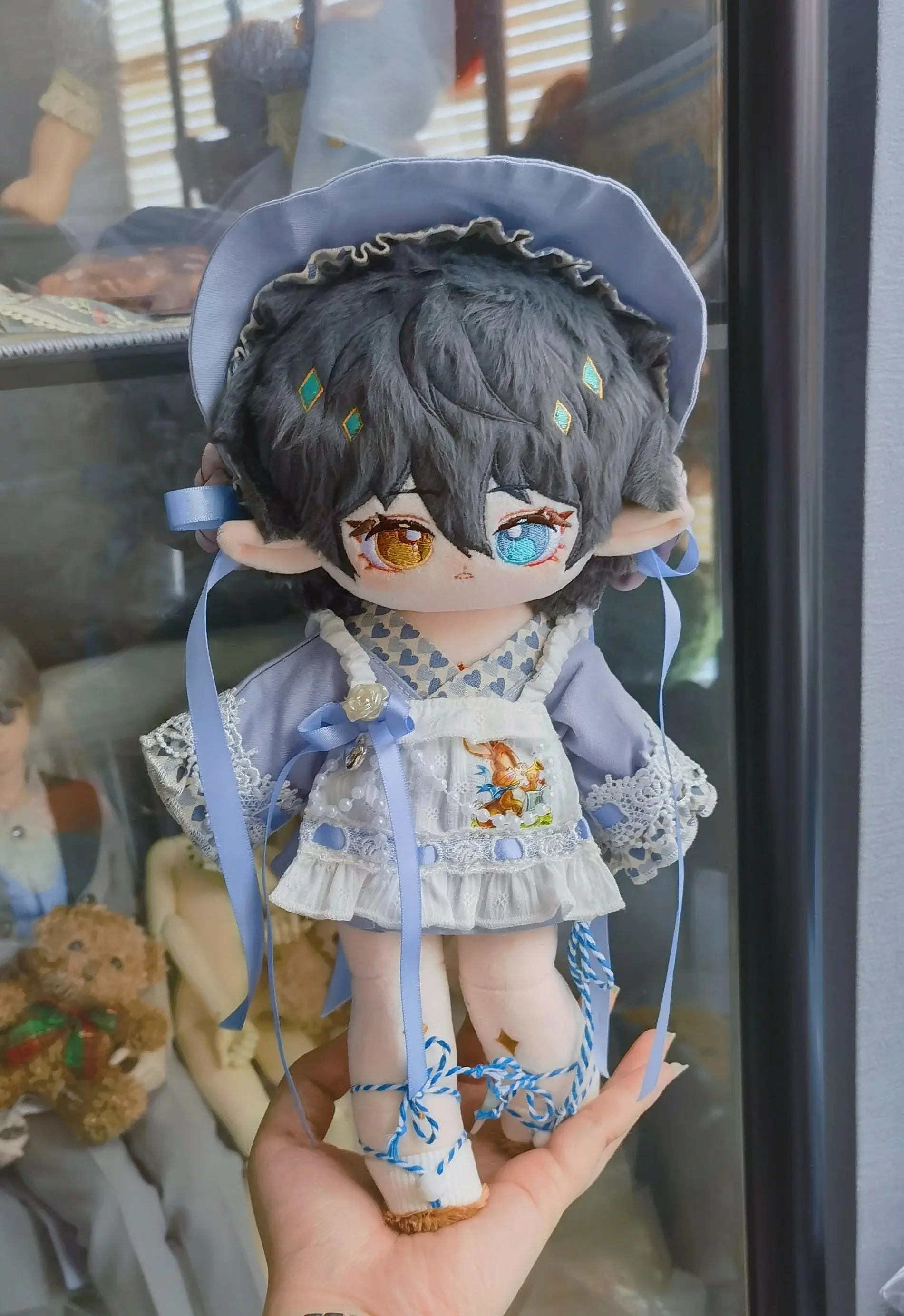 In Stock Game Ensemble Stars あんさんぶるスターズ! 20cm Kagehira Mika Long Leg Naked Cotton Dolls  Plushie Figure Models Mascot Doll Toys