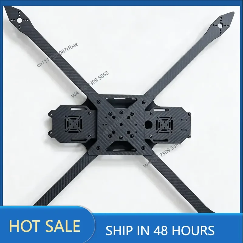 13 Inch 417mm Wheelbase 3K Twill Weave T300 Carbon Fiber for Compatible Long Range Quadcopter Frame Kit for DIY FPV