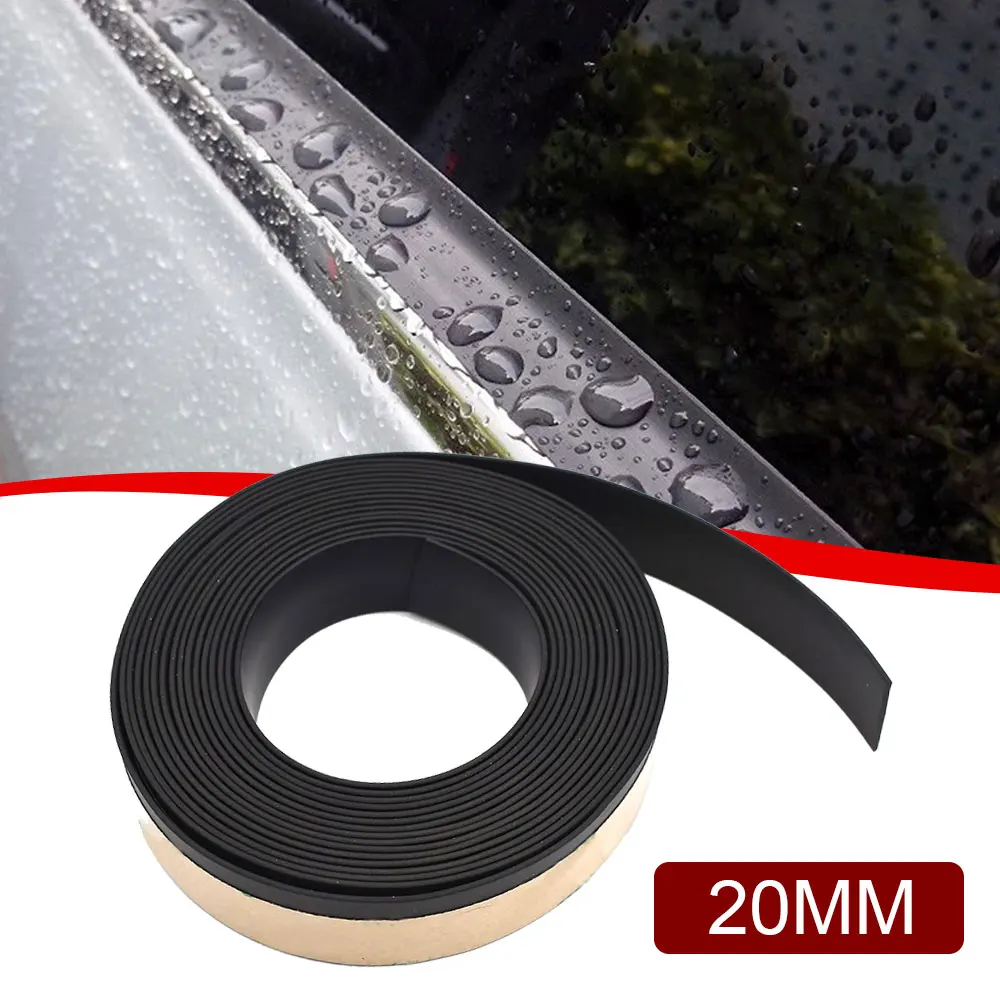 Impermeável Rubber Sealing Strip para Car Janela e Porta, Weatherstrip, Edge Trim, Janela de vidro, Auto Selos, 1m