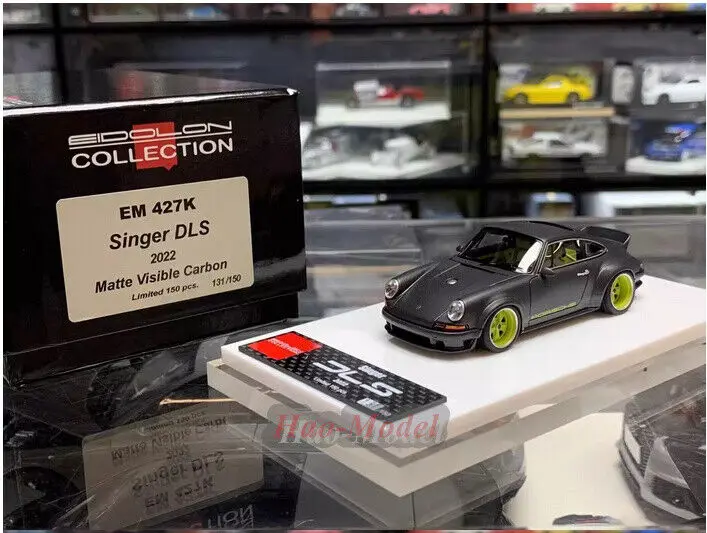 Make Up 1:43 For Porsche Singer 911 DLS Resin Car Model Metal Diecast Simulation Boys Birthday Gifts Hobby Display Collection