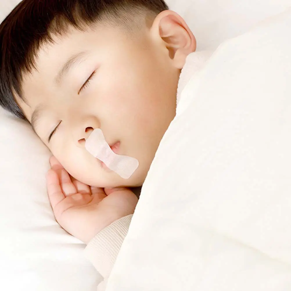 

90 шт. лент для рта для коррекции ротового дыхания, позиционирования языка и челюсти, комфортные, из нетканого материала