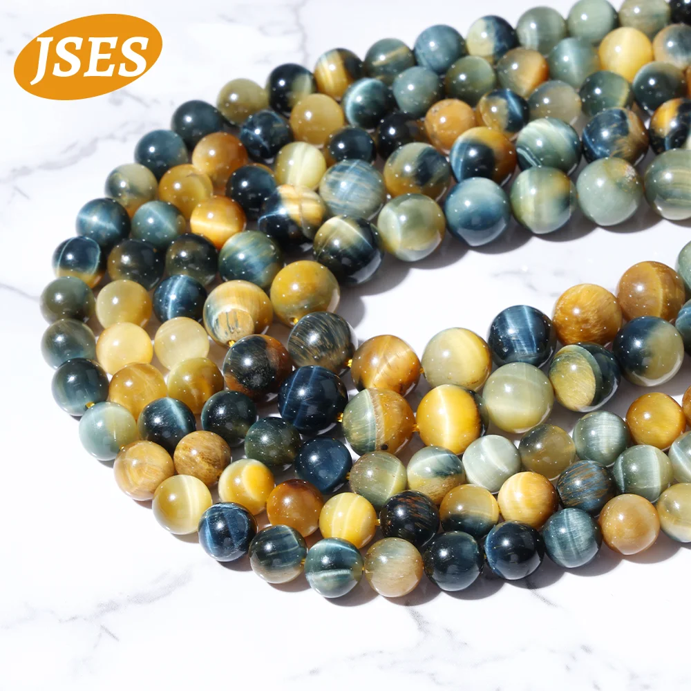 AA Natural Dream Tiger Eye Golden Blue Tiger Eye Beads for Jewelry Making Bracelets DIY Accessorries & DIY Gift Wholesale