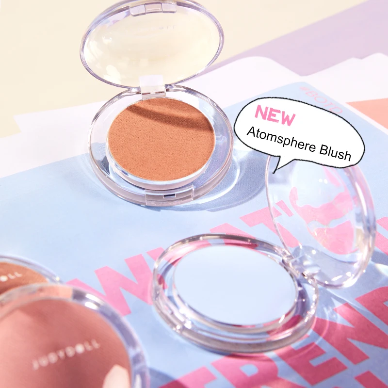 쥬디돌 크림 블러셔, 부드러운 마무리, 빌드 가능한 부드러운 질감, 내추럴 플러시, 블렌딩 용이, 가벼운 무게, 장밋빛 뺨