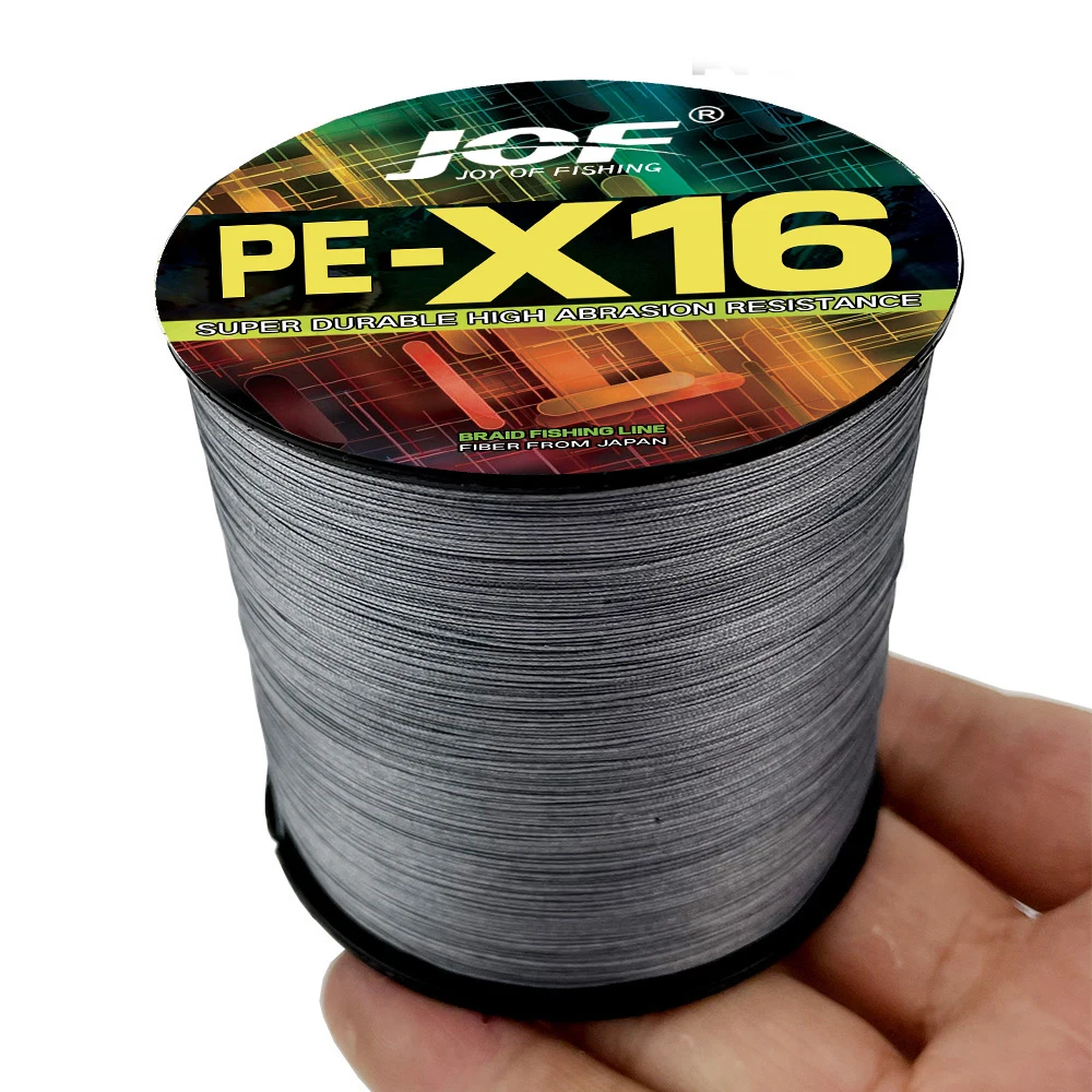 JOF 16/12 Strands Sea Fishing Line 100m Multifilament Pe X16 X12  0.16mm-0.80mm 25lb-200lb Wear-resistance Anti Bite Braided Line -  AliExpress 18