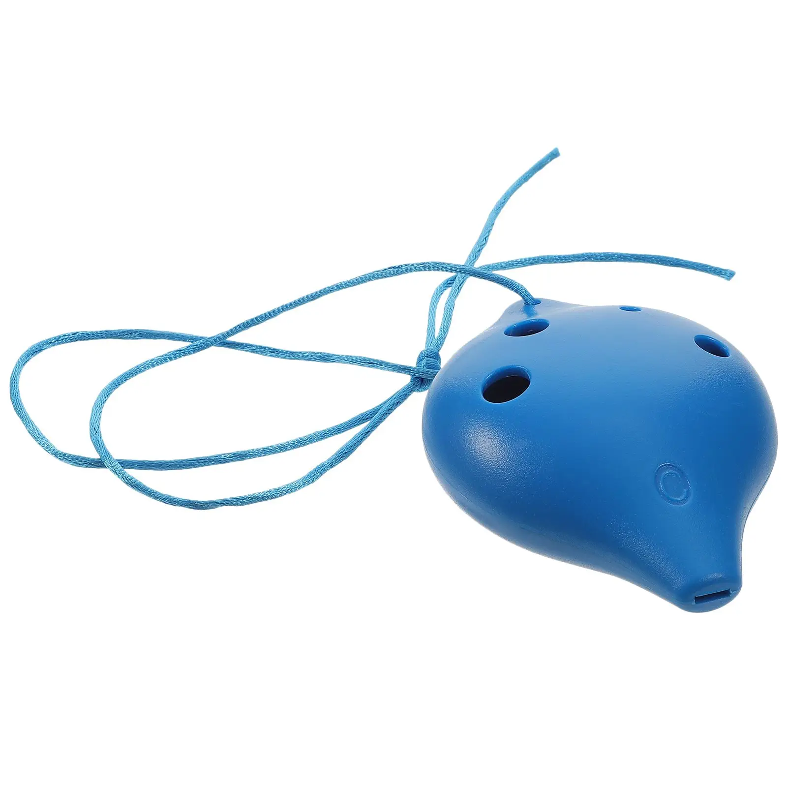 

Ocarina Musical Instrument 6-hole Mini Blue Plastic Lightweight Portable Retro Modeling Toy for Beginners Practice Wind