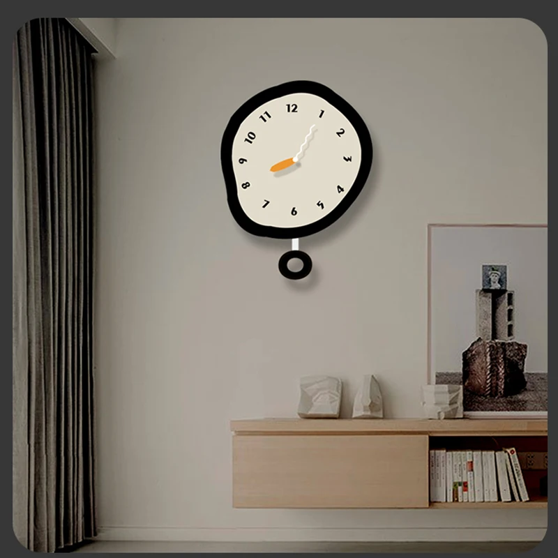 Machinery Clock Wall Arts Kitchen  Unusual Digital Design Crafts Pendulum House Decor Elegant Room Ornaments Silent