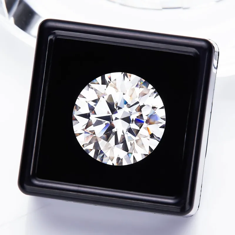 

Loose round Cut Moissanite Stone D Color VVS1 DIY Jewelry Necklace Earrings Rings Main Material Diamond Tester GRA Certificate