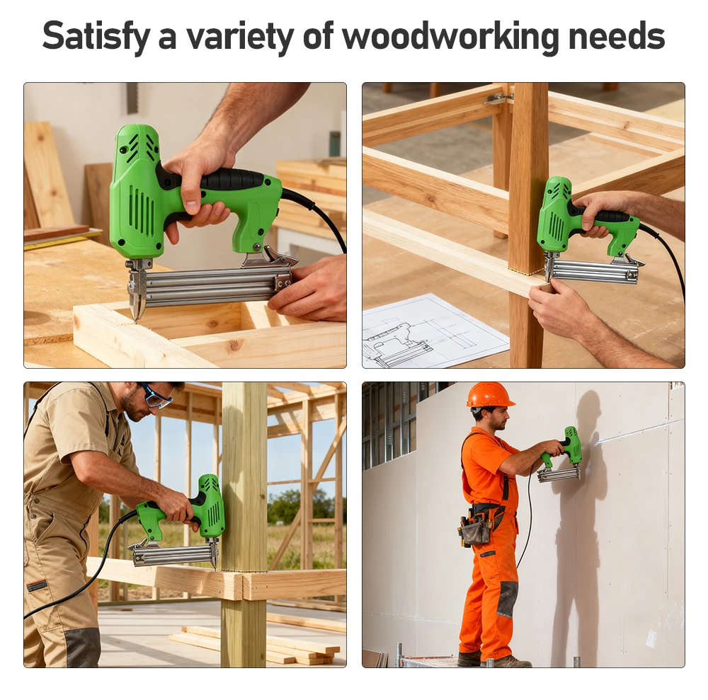 Electric Nail Gun Woodworking Nail Gun Air Nail Gun F30/F25/F20/F15 Straight Nai