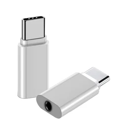 1-5PCS USB Type-C To 3.5mm Headphone Adapter 3 5 Mm Jack Adapter USB-C OTG for Huawei Honor Redmi Xiaomi 3.5 AUX Cable Adapter