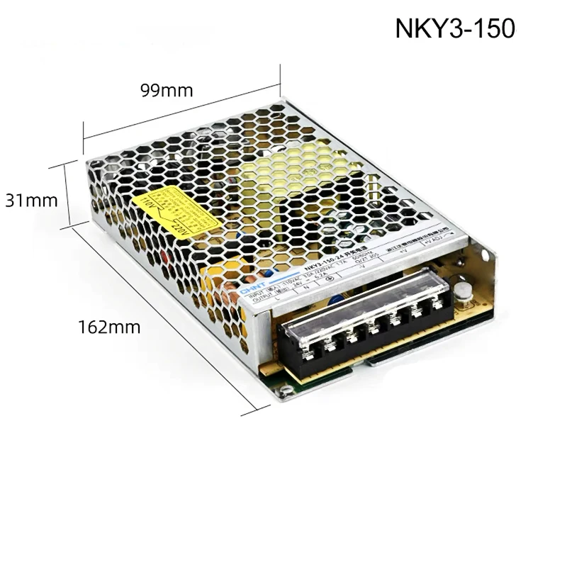 NKY3 Origianl Chint switching power supply ultrathin 85-264V ke 12V/24V/36V/48V DC transformator lampu LED Kontrol sinyal pencahayaan