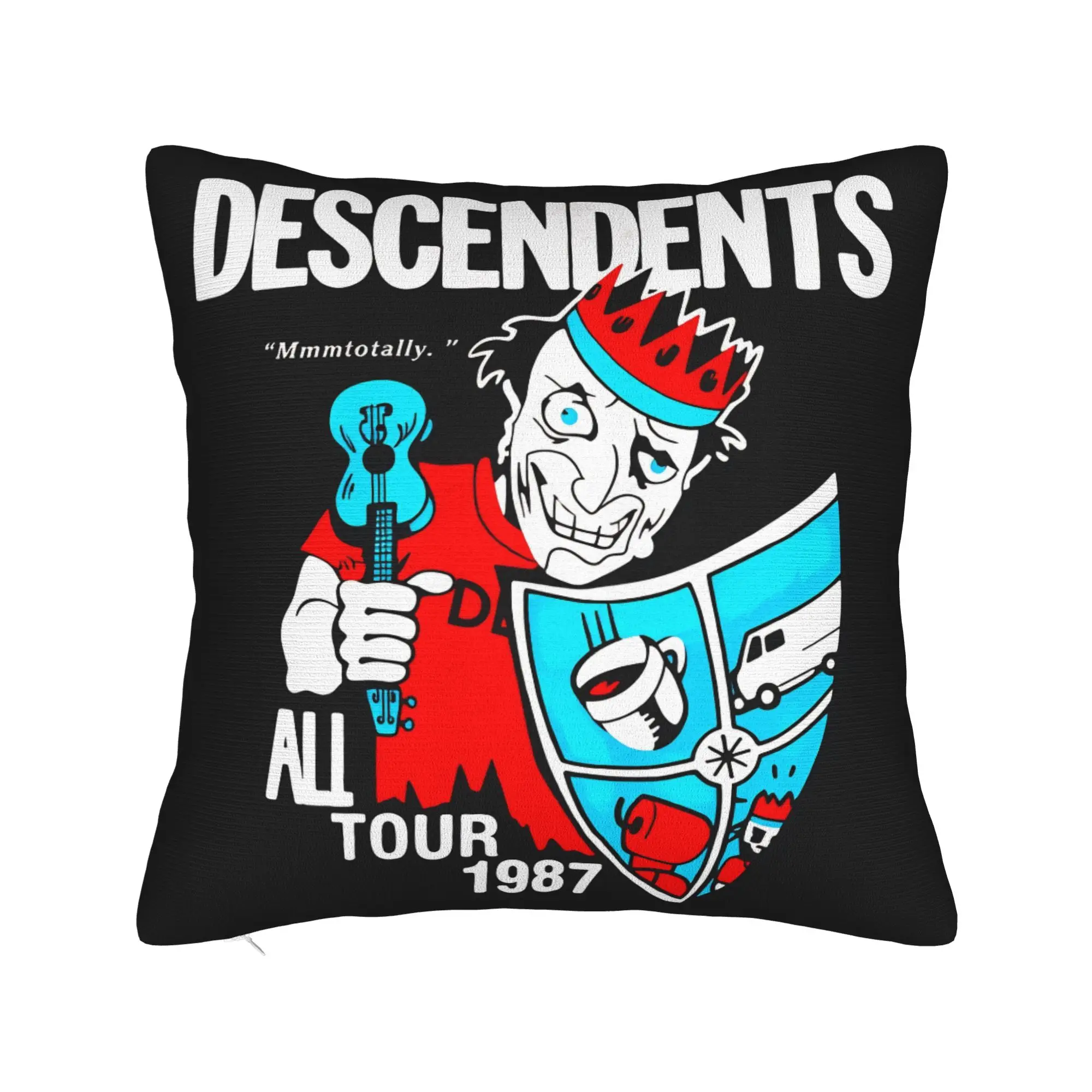 Descendents Milo Goes to College Pillow Case  Soft Pillow Cover For Living Room Bed Chair Fashion Cushion Cover