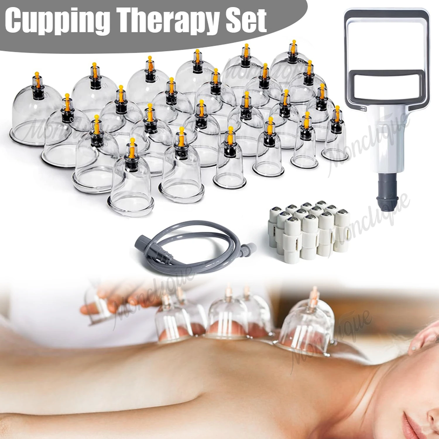 

Vacuum Cupping Sets Professional Vacuum Cupping Cup Manual Acupuncture Back Massage Relaxed Detox Anti Cellulite Therapy Healthy