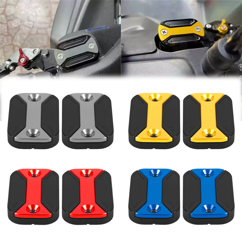 

Для YAMAHA NMAX155 NMAX 125 2015-2025 Turbo NMAX 125 TECH MAX Защитная крышка масляного насоса Крышка бачка тормозной жидкости мотоцикла