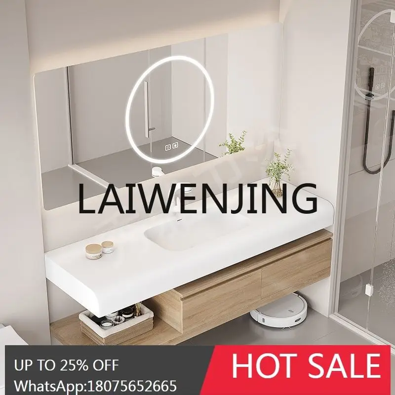 

RWJ Arc Skin Feeling Integrated Wash Bathroom Cabinet Bathroom