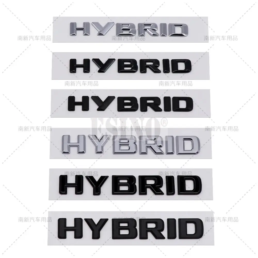 Car Styling Hybrid 3D Rear Trunk ABS Adhesive Emblem Badge Decal for Mercedes Benz C200 C300 E 260 E300 E350 GLC GLE GLS 680