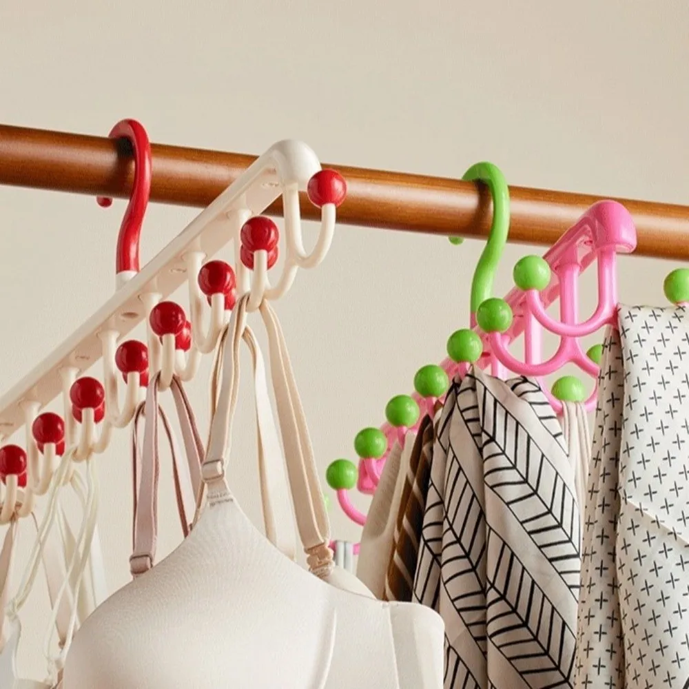 

Многофункциональная вращающаяся сушилка для одежды на 16 крючков из пластика Dopamine, ветрозащитная, для организации хранения в шкафу