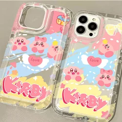 Cartoon Cute K-Kirby Case for Huawei P30 P40 P50 P60 Pro Honor 100 90 80 70 60 50 X9 X9A X8 X5 Magic5 Magic 5 Clear Back Cover