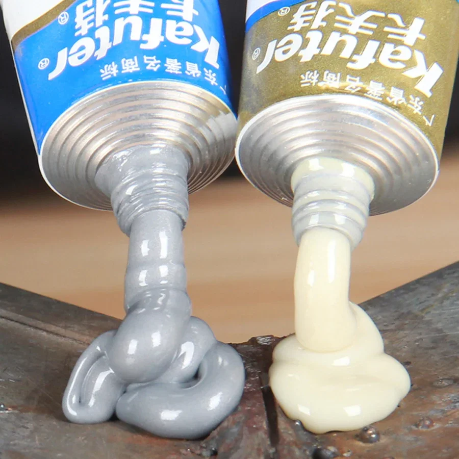 100g Two-Part Epoxy Adhesive High Strength Metal Repair Glue - Heat Resistant, Cold Weld Bonding for Iron, Steel & Caster Fixing