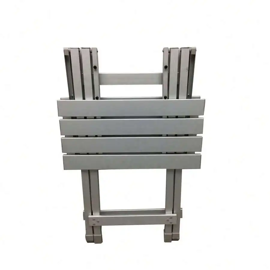 Portable Camping Table, Foldable Lightweight Outdoor Utility Table For Camping, Picnic, Fishing, Beach, BBQ & Travel, Silver