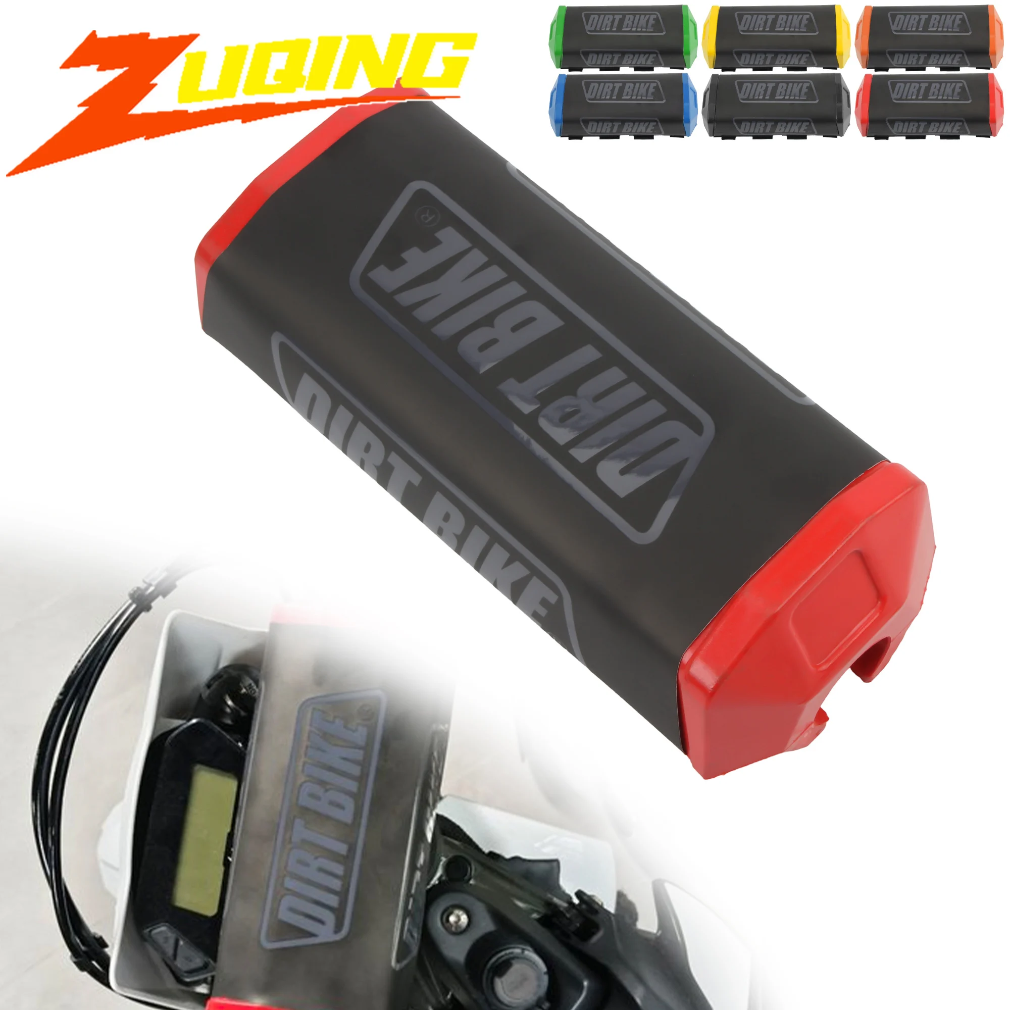 

Universal Motocross Square Handlebar Bar Pad Fat Chest Protector Cross Bar For KTM Husqvarna Yamaha Honda Kawasaki Dirt Pit Bike