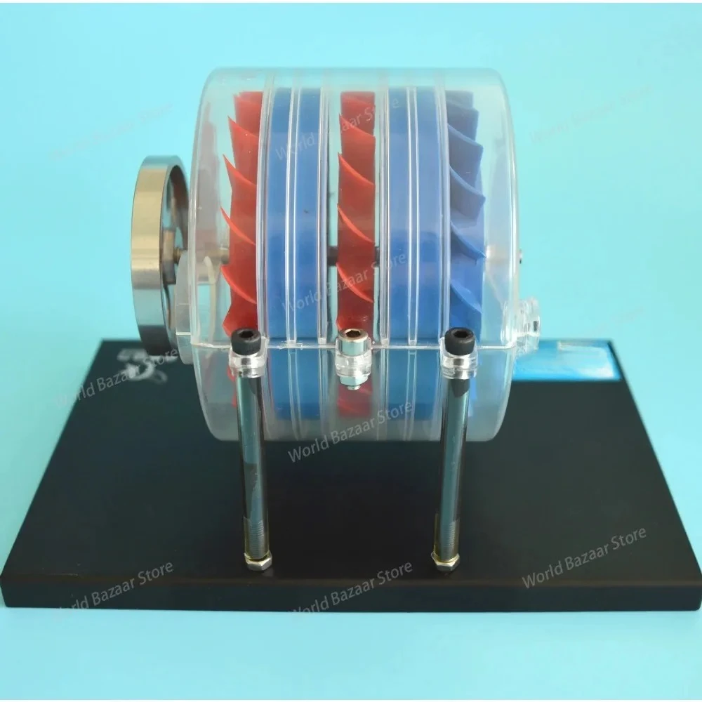 

Multi-stage steam turbine model - laboratory demonstration instrument and scientific educational toy