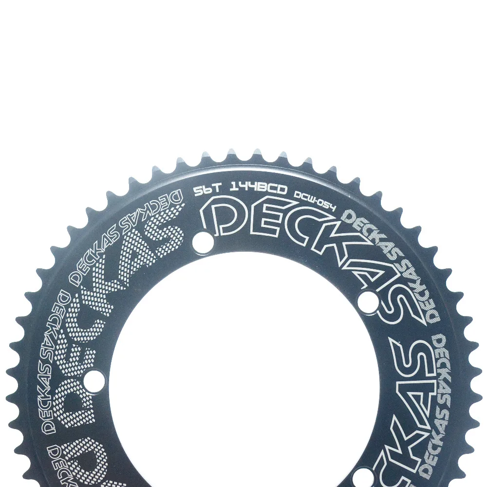 Deckas 144 BCD Chainring Fixed Gear Track Fixie Bike Round Single 42T 44T 46T 48T 50T 52t 54 56t 58t Mountain MTB Chainwheel