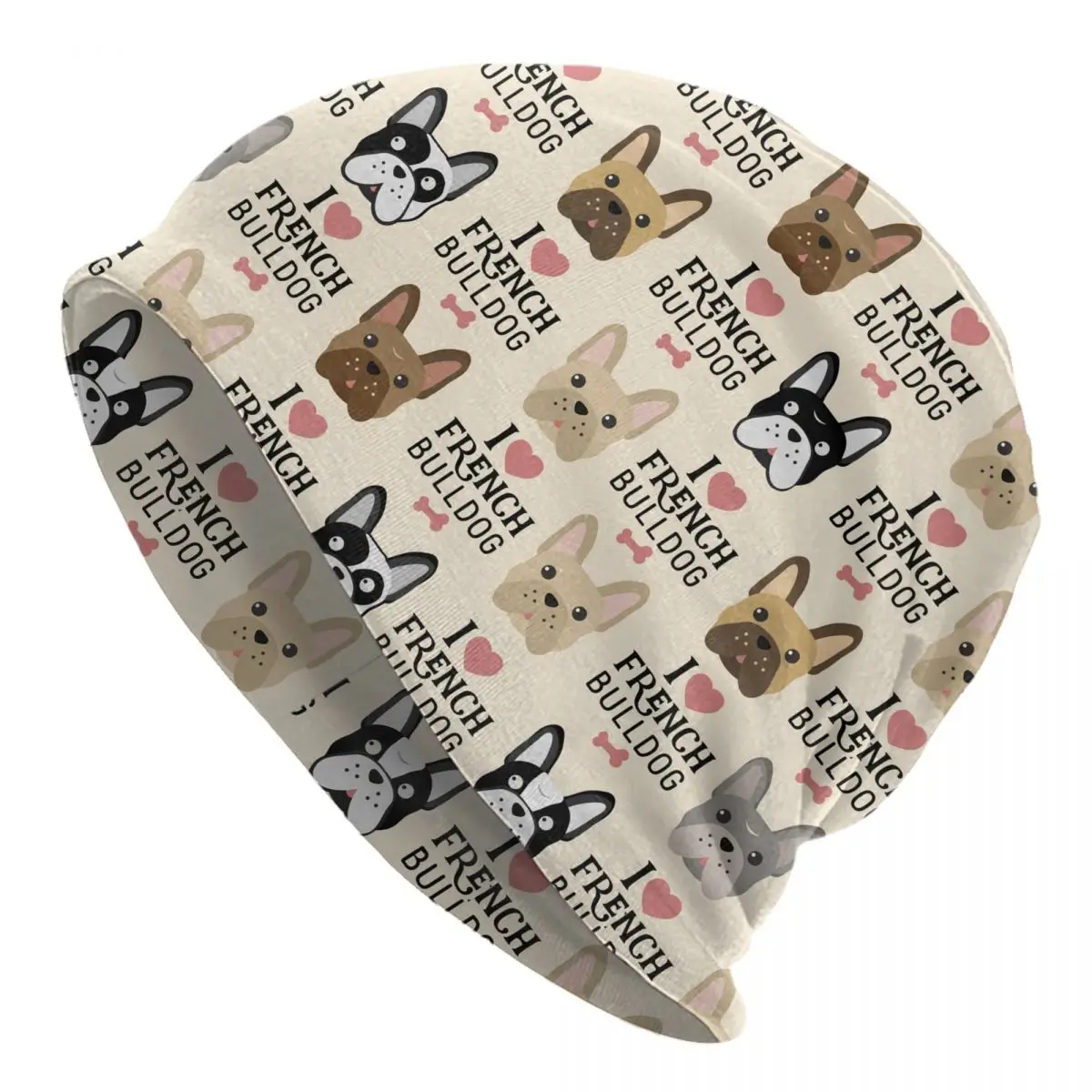 

Custom French Bulldog Bonnet Hats Fashion Knit Hat For Men Women Autumn Winter Warm Frenchie Dog Lover Skullies Beanies Caps
