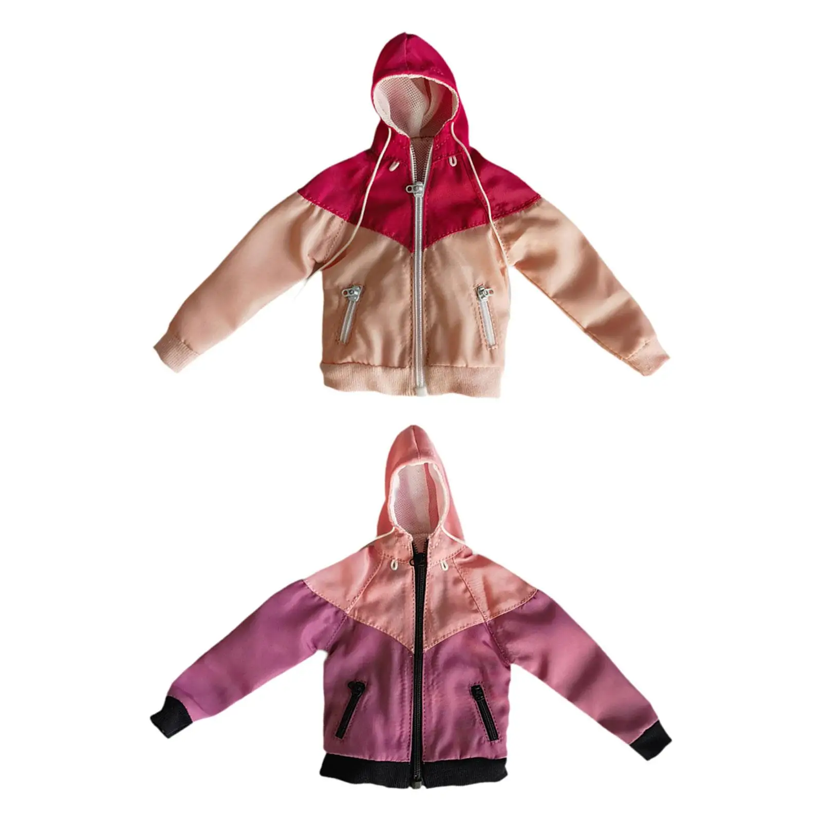 Exclusive clothing for collectors of 1:6 action figures, stylish hooded jacket